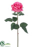 Silk Plants Direct Rose Spray - Salmon - Pack of 12