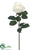 Rose Spray - White - Pack of 12