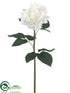 Silk Plants Direct Rose Spray - White - Pack of 12