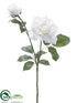 Silk Plants Direct Rose Spray - White - Pack of 12