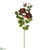 Rose Spray - Burgundy - Pack of 12