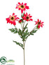 Silk Plants Direct Rudbeckia Spray - Watermelon - Pack of 12