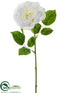 Silk Plants Direct Rose Spray - White - Pack of 12