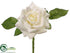 Silk Plants Direct Rose Spray - White - Pack of 24