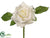 Rose Spray - White - Pack of 24