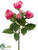 Rose Spray - White - Pack of 12