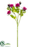 Silk Plants Direct Rose Spray - Boysenberry - Pack of 24