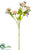 Silk Plants Direct Rose Spray - Lime - Pack of 24