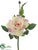 Silk Plants Direct Rose Spray - Cerise Cream - Pack of 24