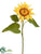 Sunflower Spray - Yellow - Pack of 12