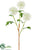 Silk Plants Direct Snowball Spray - White - Pack of 12