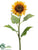 Sunflower Spray - Yellow - Pack of 6