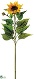 Silk Plants Direct Sunflower Spray - Mustard - Pack of 6