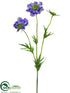 Silk Plants Direct Scabiosa Spray - Helio - Pack of 12