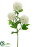 Silk Plants Direct Snowball Spray - White - Pack of 12