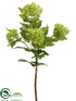 Silk Plants Direct Snowball Spray - Green - Pack of 12