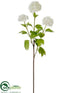 Silk Plants Direct Snowball Spray - Cream - Pack of 12