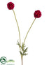 Silk Plants Direct Scabiosa Bud Spray - Beauty - Pack of 12