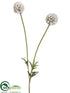 Silk Plants Direct Scabiosa Bud Spray - Cream - Pack of 12