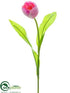 Silk Plants Direct Tulip Spray - Pink - Pack of 12