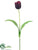 Tulip Spray - Eggplant - Pack of 12