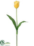 Silk Plants Direct Tulip Spray - Yellow - Pack of 12