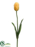 Silk Plants Direct Tulip Spray - Yellow - Pack of 12