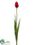 Tulip Spray - Red - Pack of 12