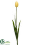 Silk Plants Direct Tulip Spray - Yellow - Pack of 12