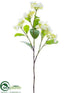 Silk Plants Direct Viburnum Spray - White - Pack of 12