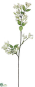 Silk Plants Direct Viburnum Spray - White - Pack of 12