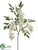 Wisteria Spray - White - Pack of 12