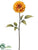 Silk Plants Direct Zinnia Spray - Yellow Gold - Pack of 12