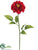 Zinnia Spray - Red - Pack of 12