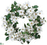 Silk Plants Direct Dogwood Wreath - White - Pack of 2