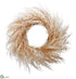 Silk Plants Direct Pampas Grass Wreath - Beige - Pack of 1