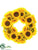 Sunflower Wreath - Yellow - Pack of 1