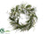 Wild Flower Wreath - Green Cream - Pack of 2