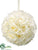 Rose Kissing Ball - Cream White - Pack of 4