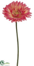 Silk Plants Direct Gerbera Daisy Spray - Salmon - Pack of 12