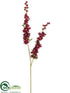 Silk Plants Direct Prunus Spray - Burgundy - Pack of 12