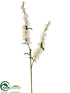 Silk Plants Direct Prunus Spray - Ivory - Pack of 12