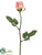 Large Rose Bud Spray - Pink - Pack of 24