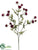 Rose Spray - Burgundy - Pack of 12