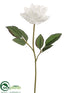 Silk Plants Direct Rose Spray - White - Pack of 12