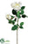 Rose Spray - White - Pack of 12