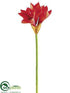 Silk Plants Direct Mini Amaryllis Spray - Orange - Pack of 12