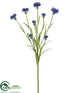 Silk Plants Direct Cornflower Spray - Blue Delphinium - Pack of 12