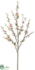 Silk Plants Direct Cherry Blossom Spray - Pink - Pack of 12