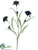 Carnation Spray - Blue Dark - Pack of 12